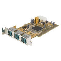 Startech.com 3 Port PCI 12V Adapter Card (PCI312PUSBLP)